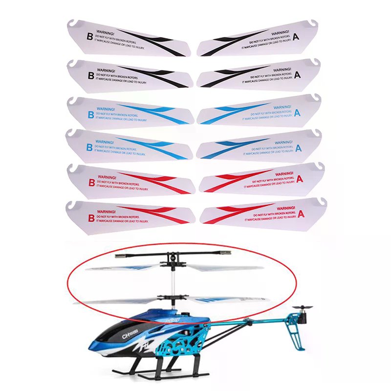 Rc Helicopter Blade - 4 قطع شفرات احتياطية مقاس 7.2/9