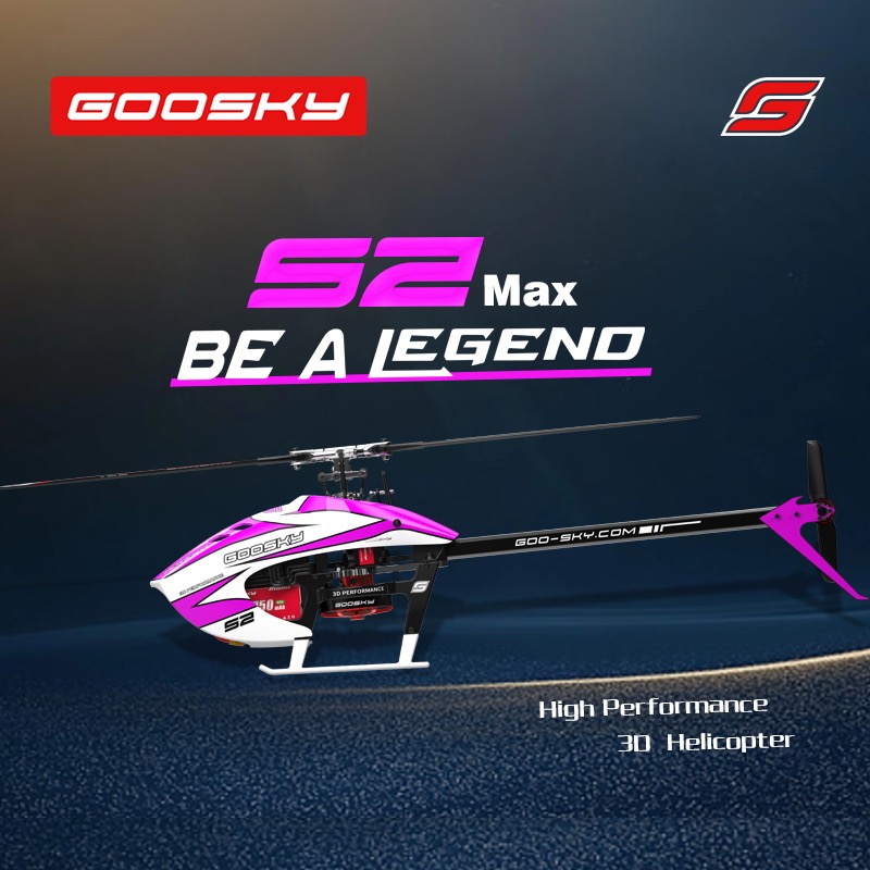 GOOSKY S2 Max طائرة نموذجية مد - مراجعة Rc Helicopter Case وسعره