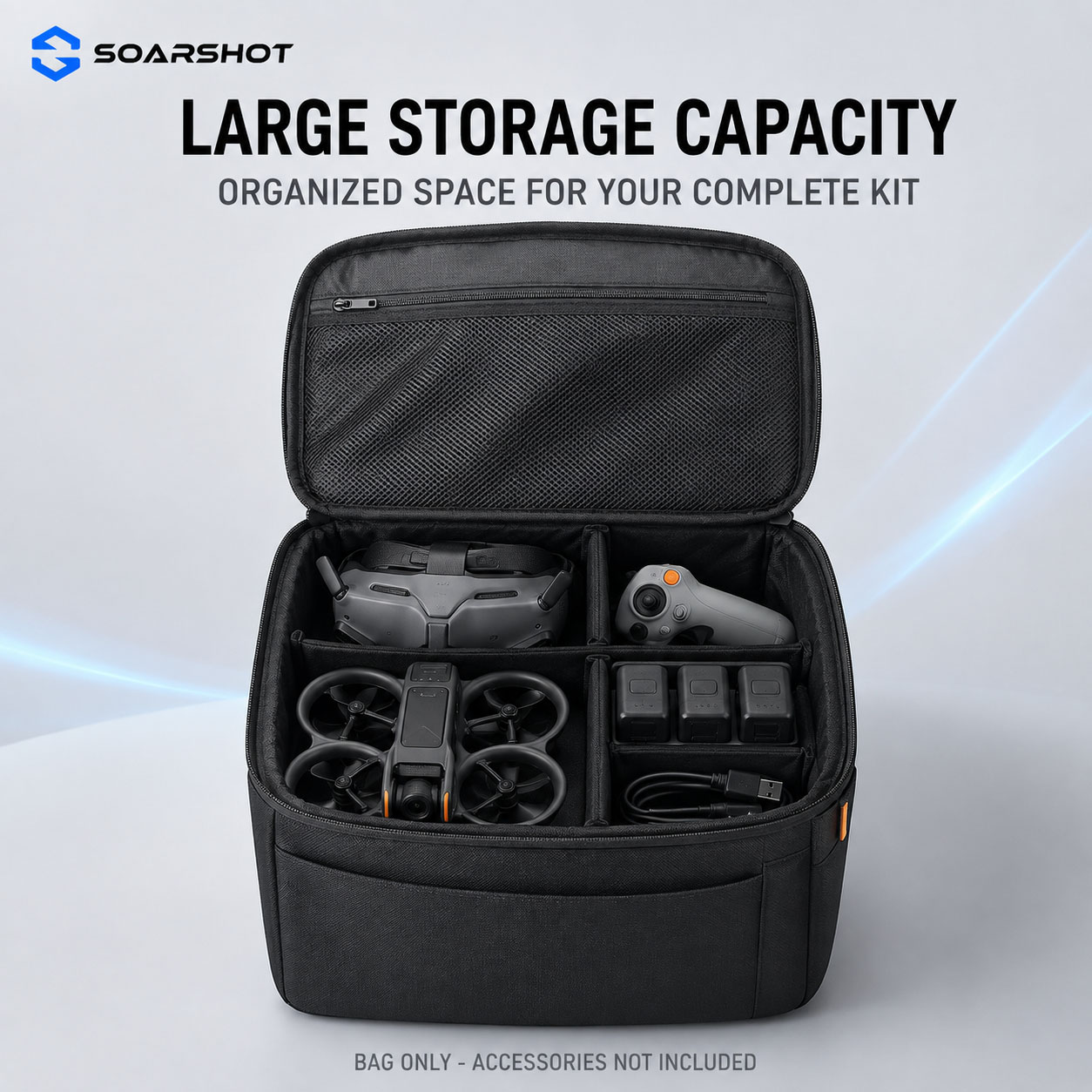 حقيبة حمل SOARSHOT لنظارات DJI - مراجعة Rc Helicopter Bag وسعره